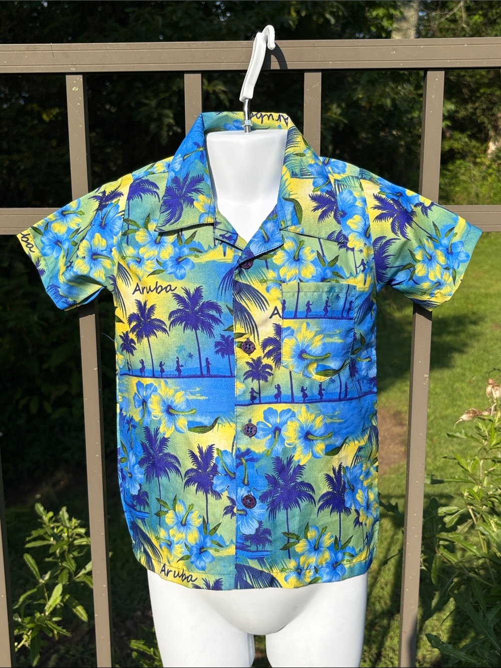 Rima Aruba Tropical Beach Shirt Size Child’s Small /